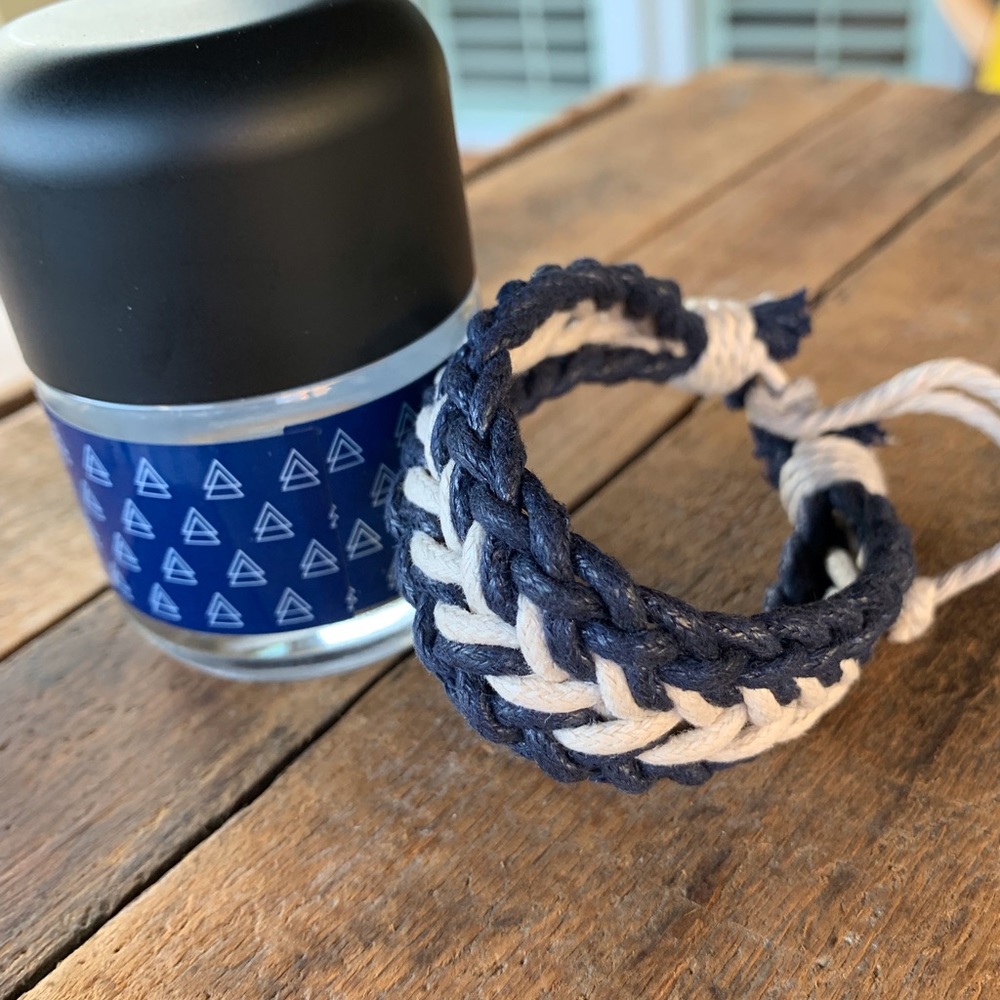 HP🎉RUSTIC BOHO MACRAME LEATHER CUFF BRACELET✨